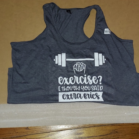2xl Grey tank top. Great work out shirt. - Picture 2 of 4